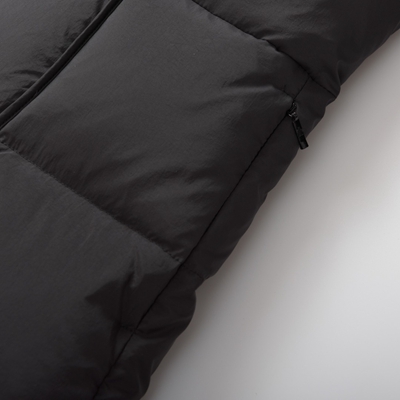 ハイクオリティダウンジャケット素材ディテール